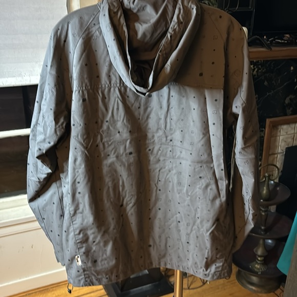 Stussy Dupont Teflon Parka Jacket with hoodie, gray, size medium, snowboard/rain - Picture 4 of 11